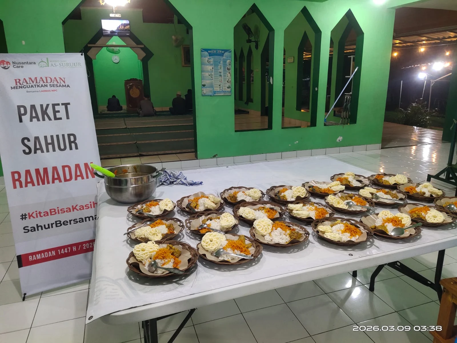 LAZNAS NPC Gelar Program Paket Sahur Bersama di Bogor