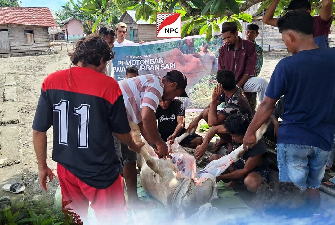 Menembus Pelosok Nusantara, Sedekah Daging LAZNAS NPC Hadir untuk Warga Duafa