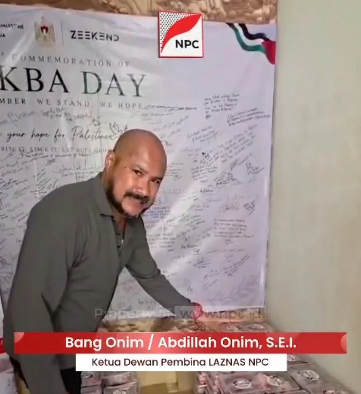 Bang Onim Salurkan Sedekah Daging untuk Mahasiswa dan Warga Palestina di Indonesia