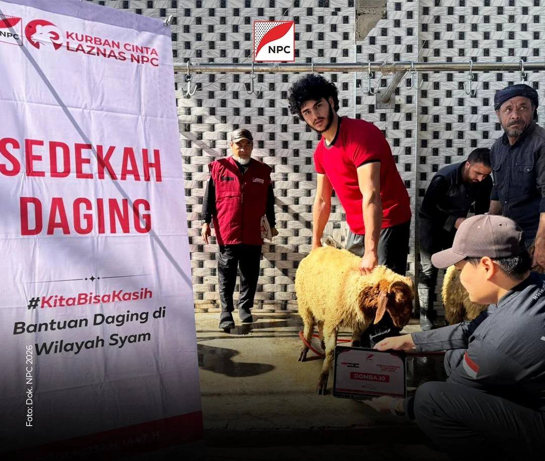 NPC Salurkan 15 Domba untuk Pengungsi Palestina di Kamp Suriah
