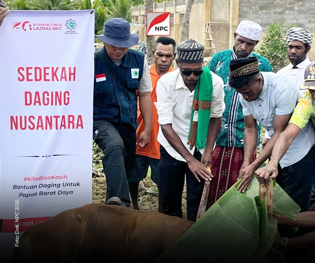 Iduladha 2026, LAZNAS NPC Salurkan Sapi Kurban untuk Warga Sorong
