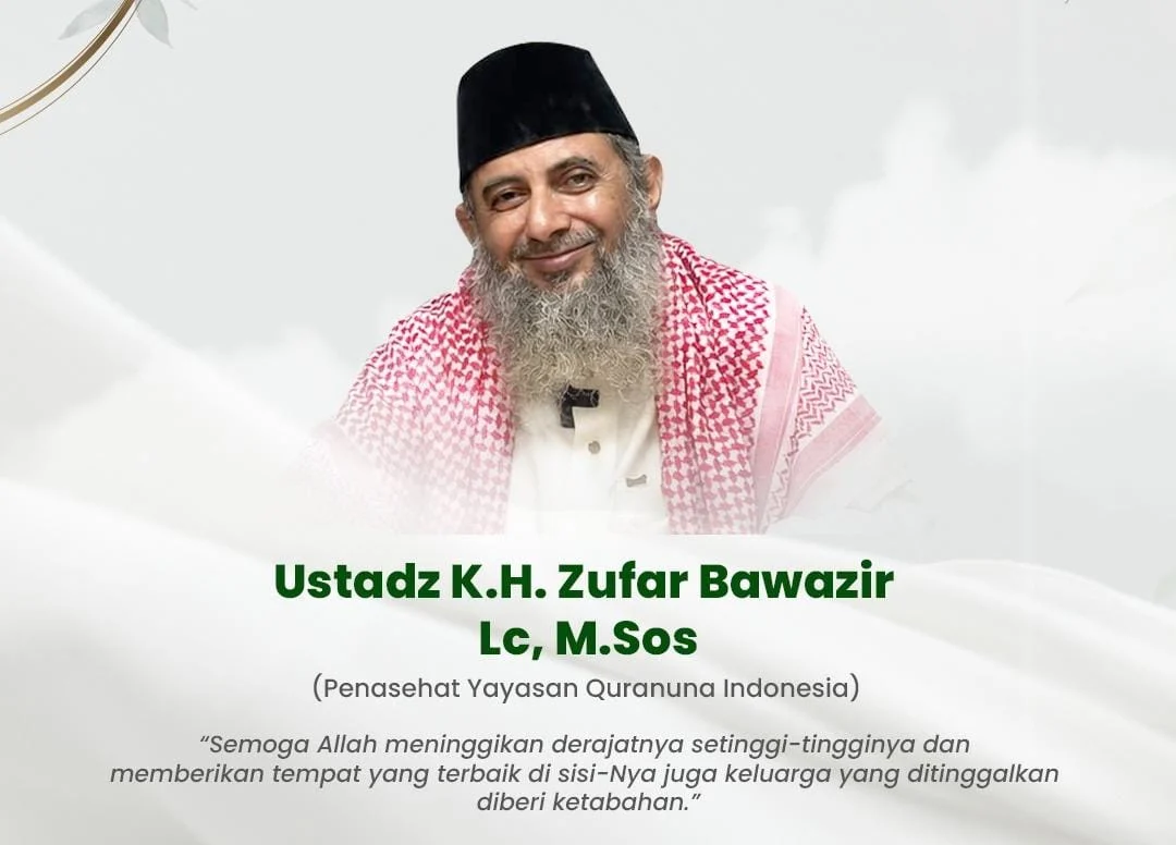 Keluarga Besar Nusantara Palestina Center Sampaikan Duka atas Wafatnya Ustadz KH Zufar Bawazir