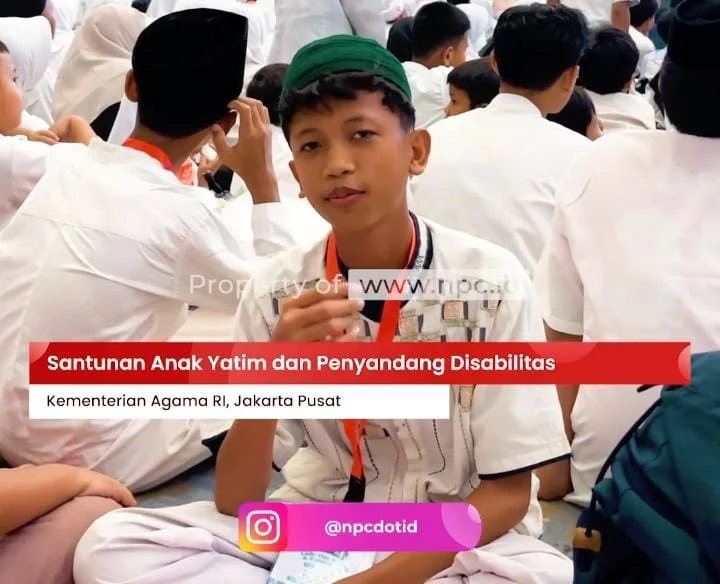 LAZNAS NPC Tebar Senyum ke 50 Penerima Manfaat pada Lebaran Yatim dan Penyandang Disabilitas 1448 H