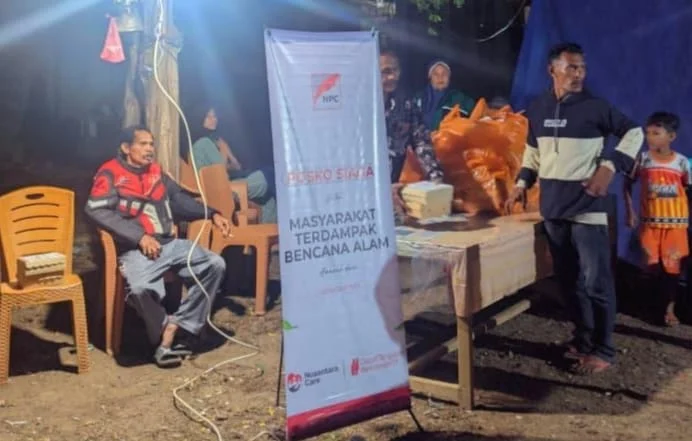 LAZ NPC Dirikan Posko Darurat, Bantu 288 Penyintas Gempa di Desa Sambinasi, Ngada