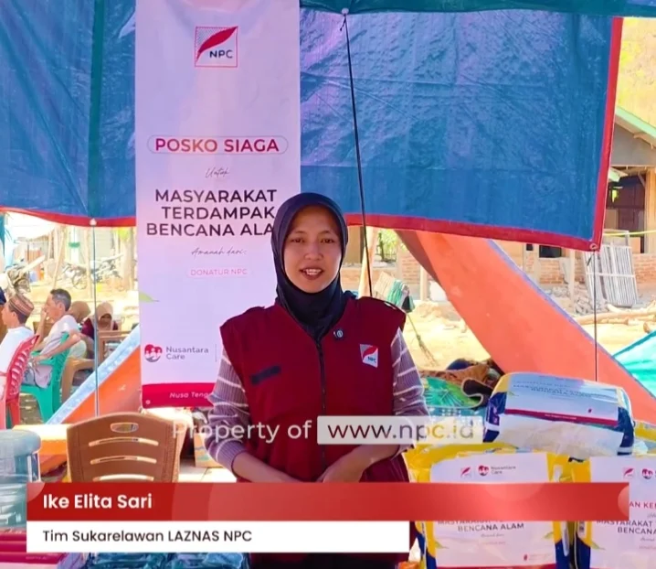 LAZNAS NPC Salurkan Bantuan Perlengkapan Bayi bagi Penyintas Gempa di Ngada