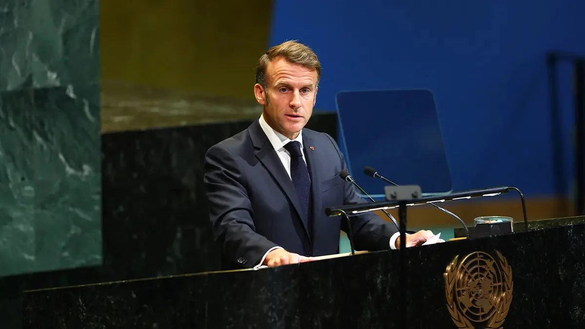 Presiden Prancis Emmanuel Macron Menentang Klaim Perdamaian Gaza oleh Donald Trump di PBB