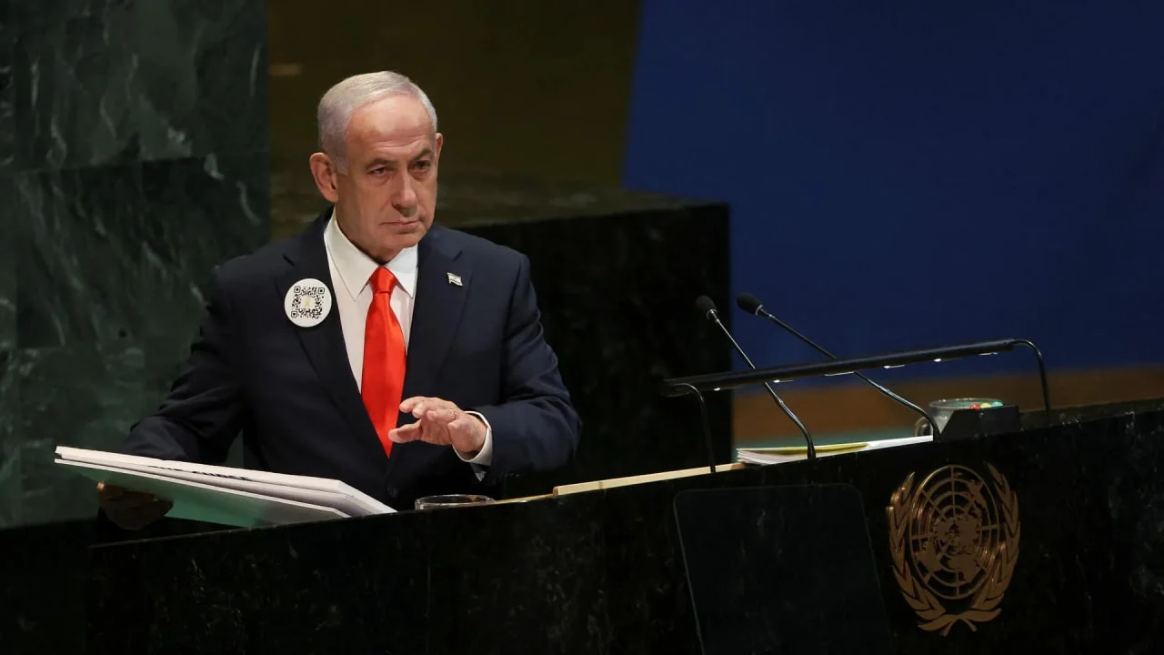 Aksi Walk Out Massal di Sidang PBB: Netanyahu Berbicara di Depan Aula yang Nyaris Kosong