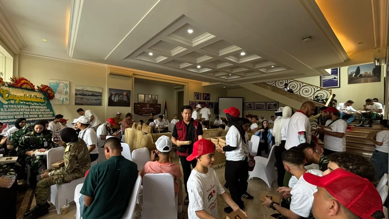 LAZNAS NPC Ikut Voluntary Work Kedutaan Palestina di Jakarta